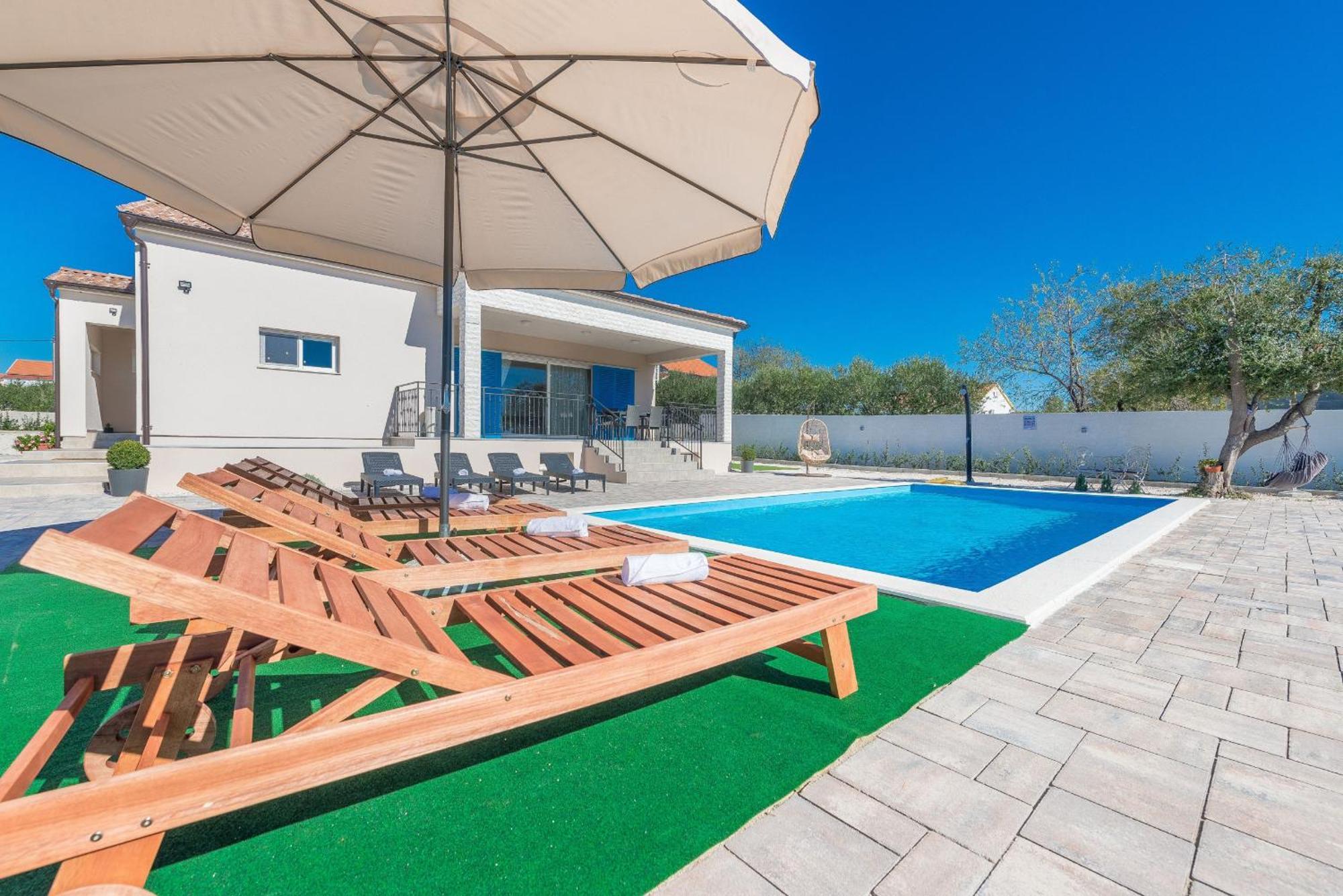 Villa Tara Zadarvillas Tinj Exteriér fotografie